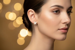 DR1520 - 14K Yellow Gold - Diamond - Diamond Earrings
