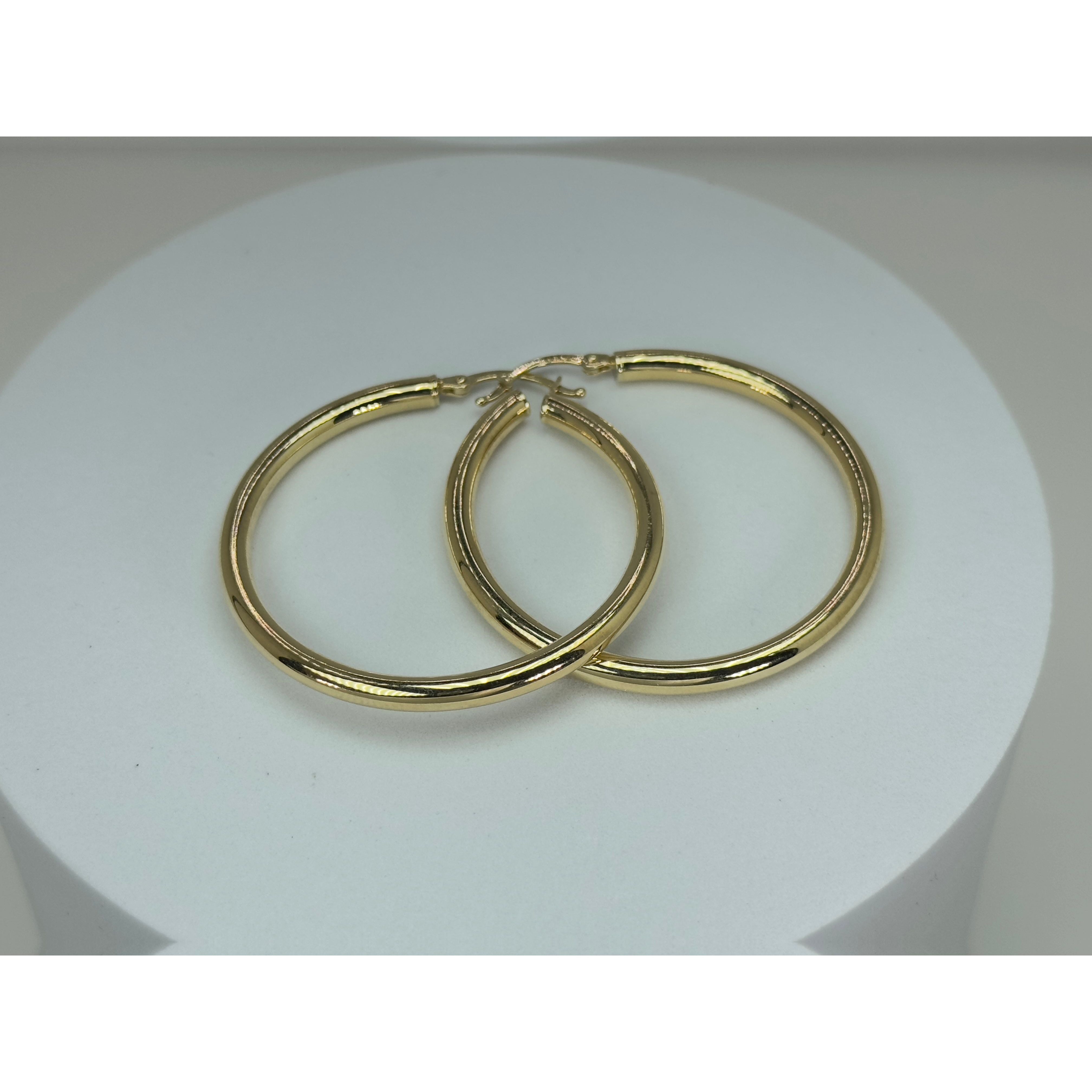 DR1585 - Oro Amarillo 14K - Aros de Oro