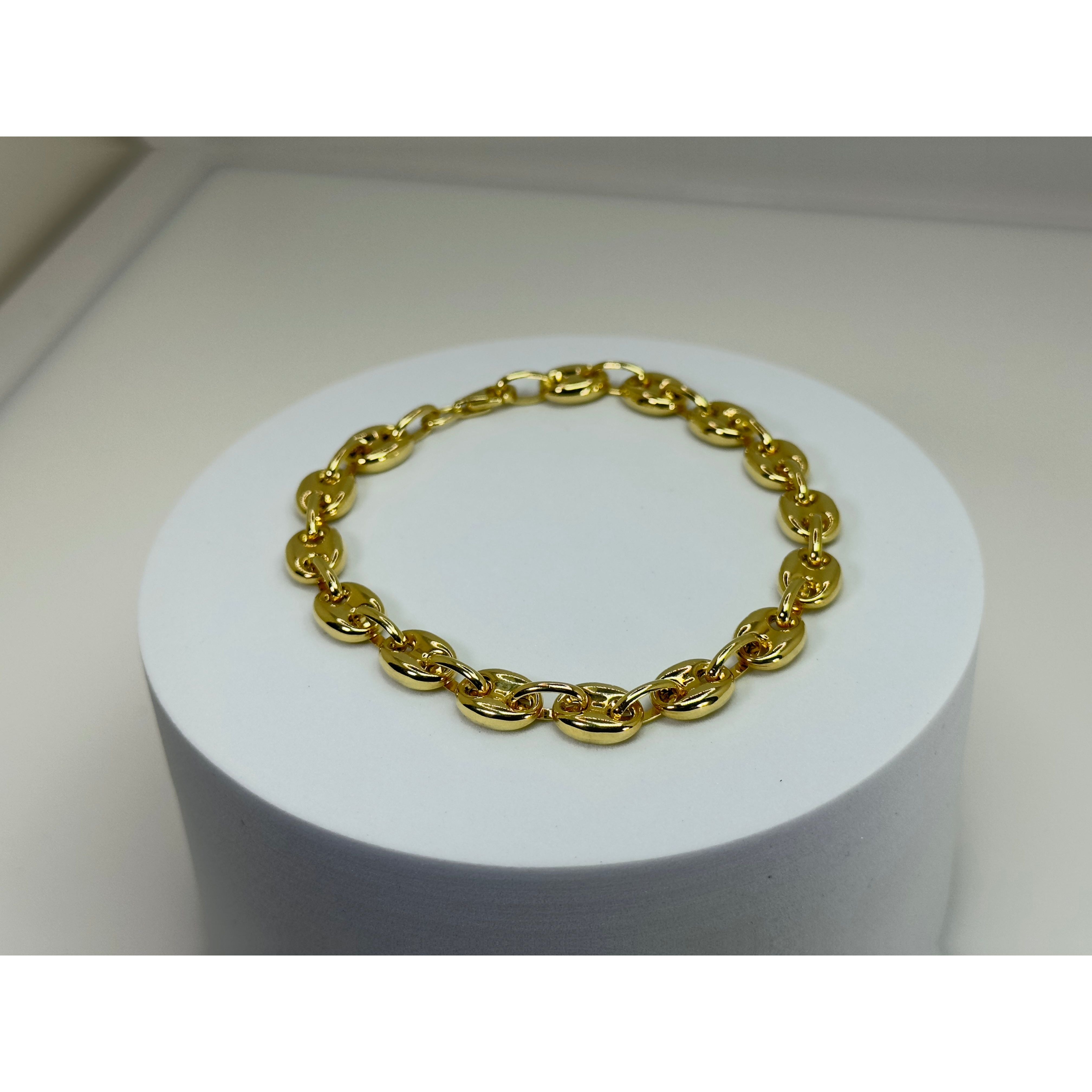 DR1714 - 14K Yellow Gold - Men's Gold Bracelet