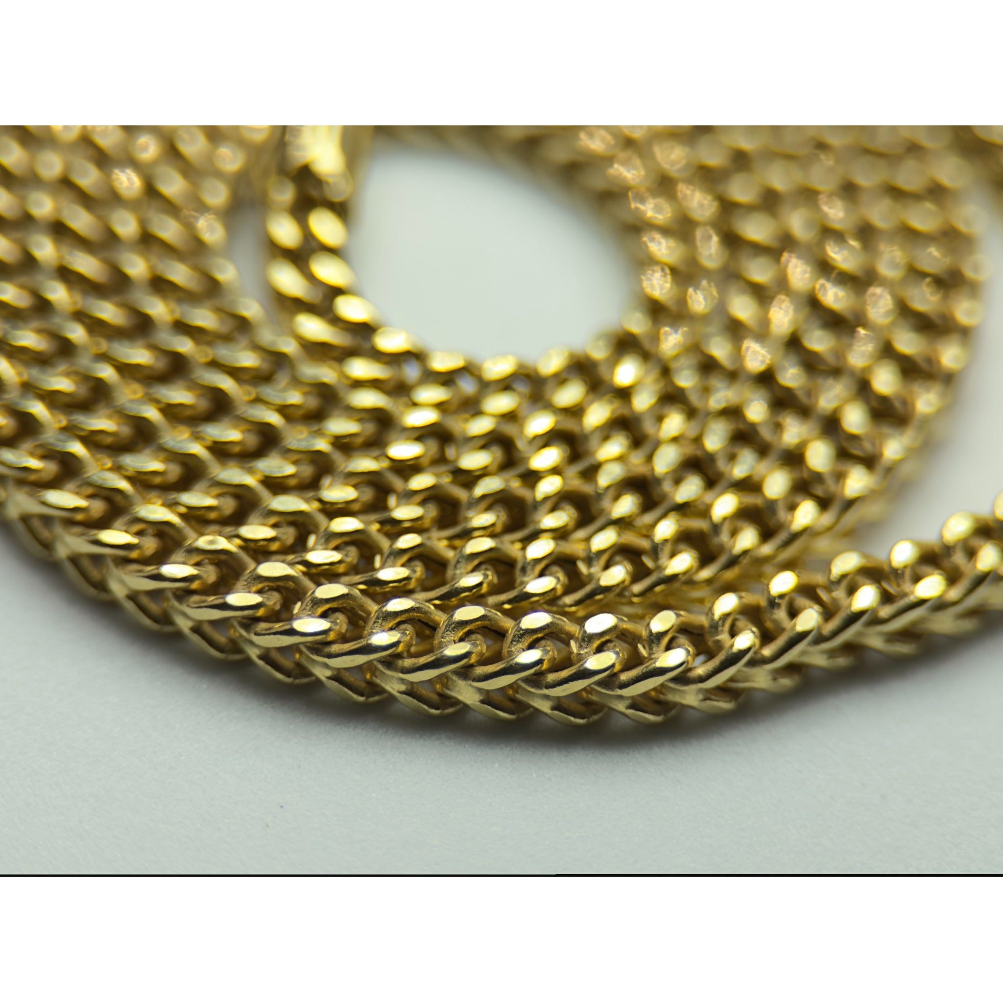 DR1726 - Oro Amarillo 14K - Cadenas de Oro para Hombre - Franco