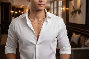 DR1755 - 10K Yellow Gold - Cuban Link