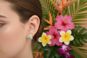 DR1503 - 14K Yellow Gold - Diamond - Diamond Earrings - Triangle